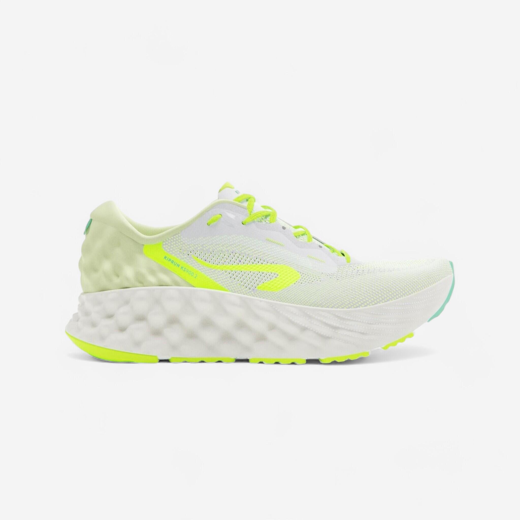 Men's running shoe - KIPRUN KS900 2 YELLOW GREEN