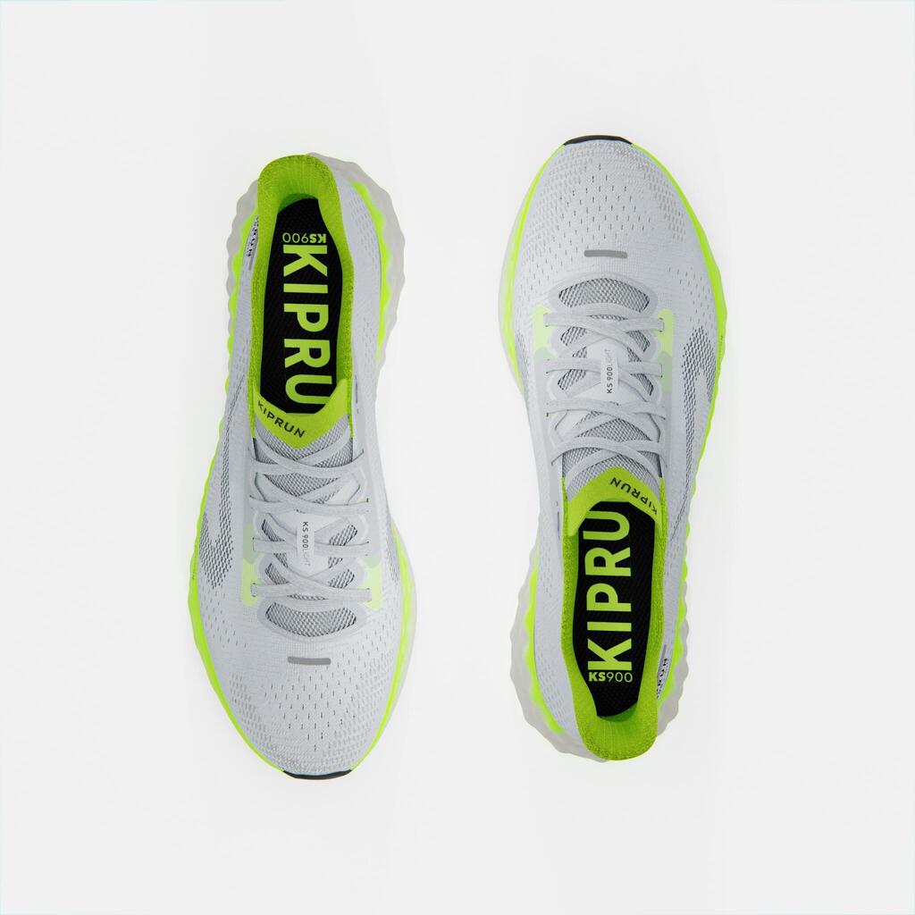 Chaussures running homme - kiprun ks900 light gris jaune