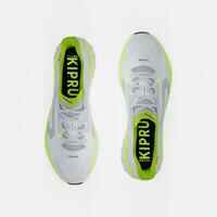 Zapatillas running Hombre - KIPRUN KS900 Light gris amarillo