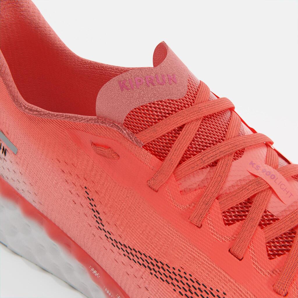 Tenis Running Mujer Kiprun KS900 Light Rojo coral