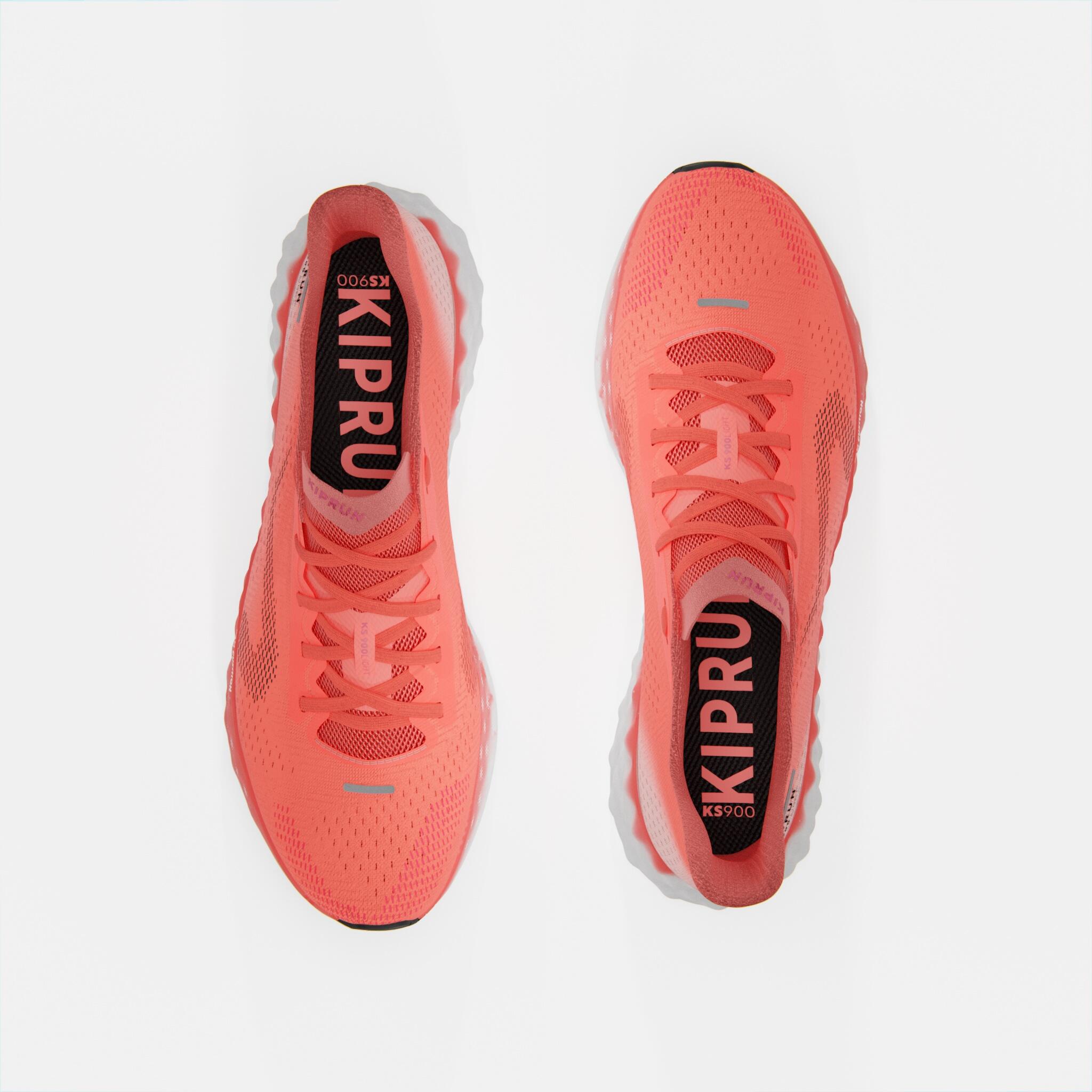 Women's Running Shoes - KS 900 Light Coral - Fluo peach, Snow