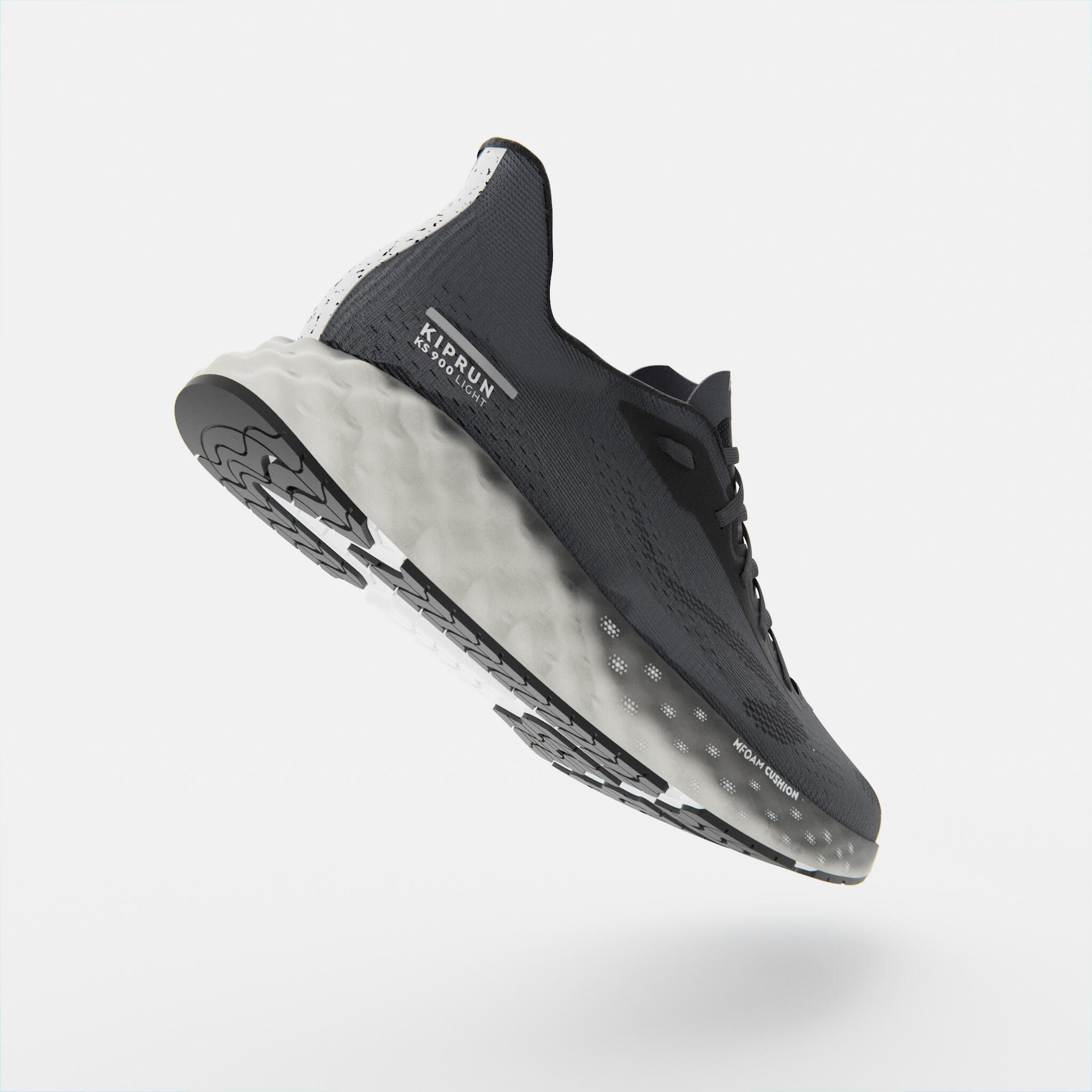 KIPRUN KS900 Light men's running shoes - dark grey 10/13