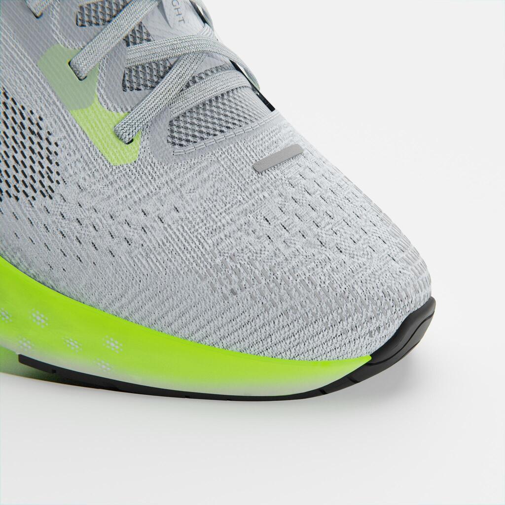 Tenis de running Kiprun KS900 Light para Hombre gris/amarillo