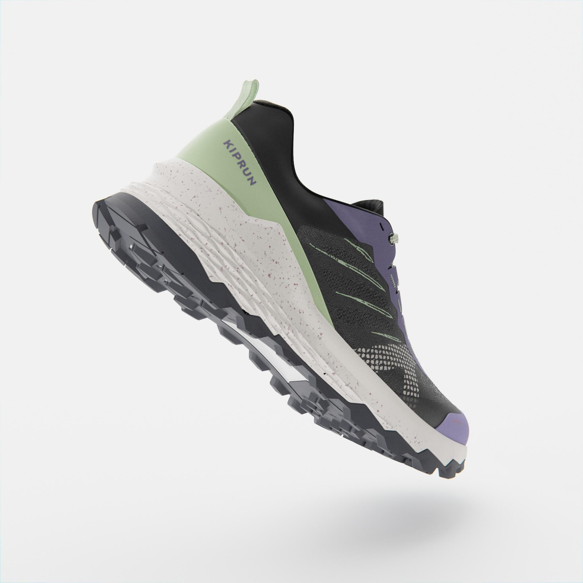 Scarpe trail donna MT3 lilla-verde 3/7