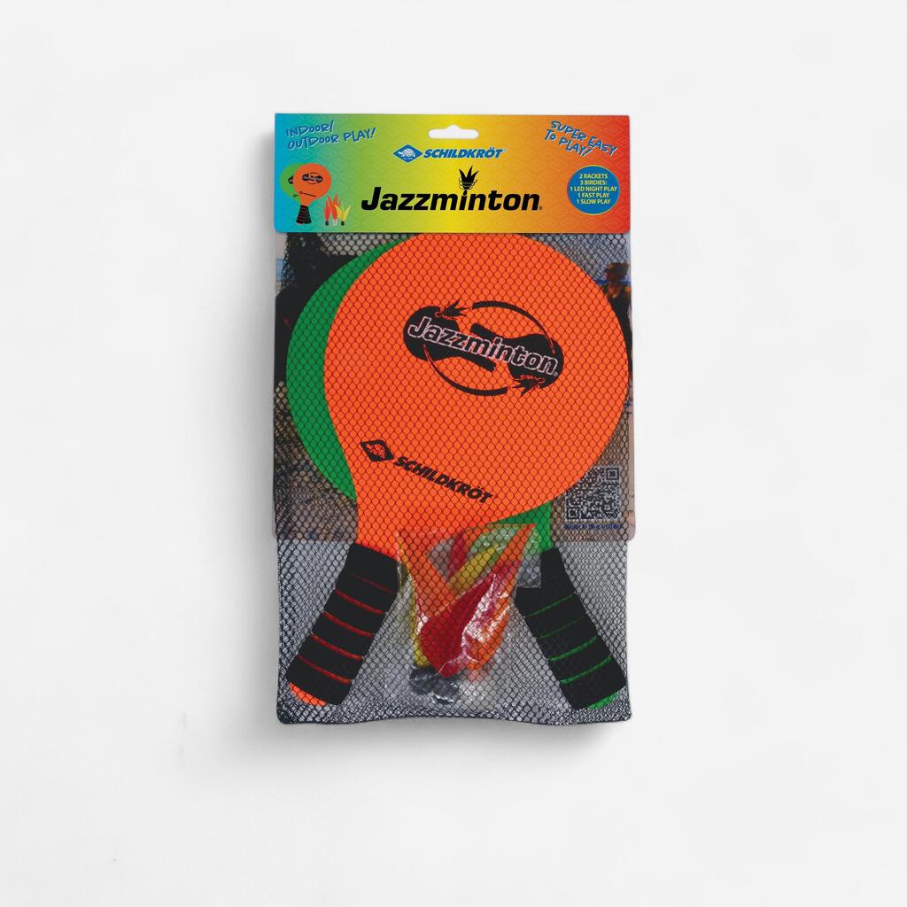 Set of 2 Rackets and Shuttlecocks Jazzminton V2