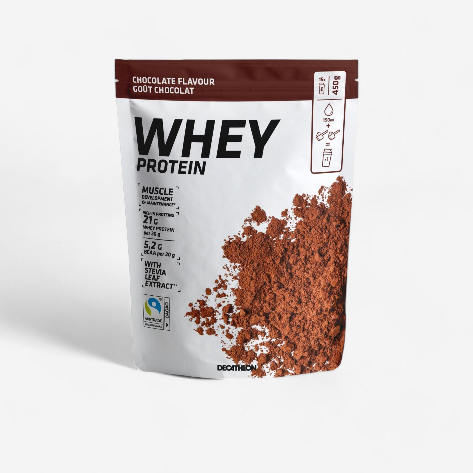 Proteină pudră Whey Ciocolată 450g