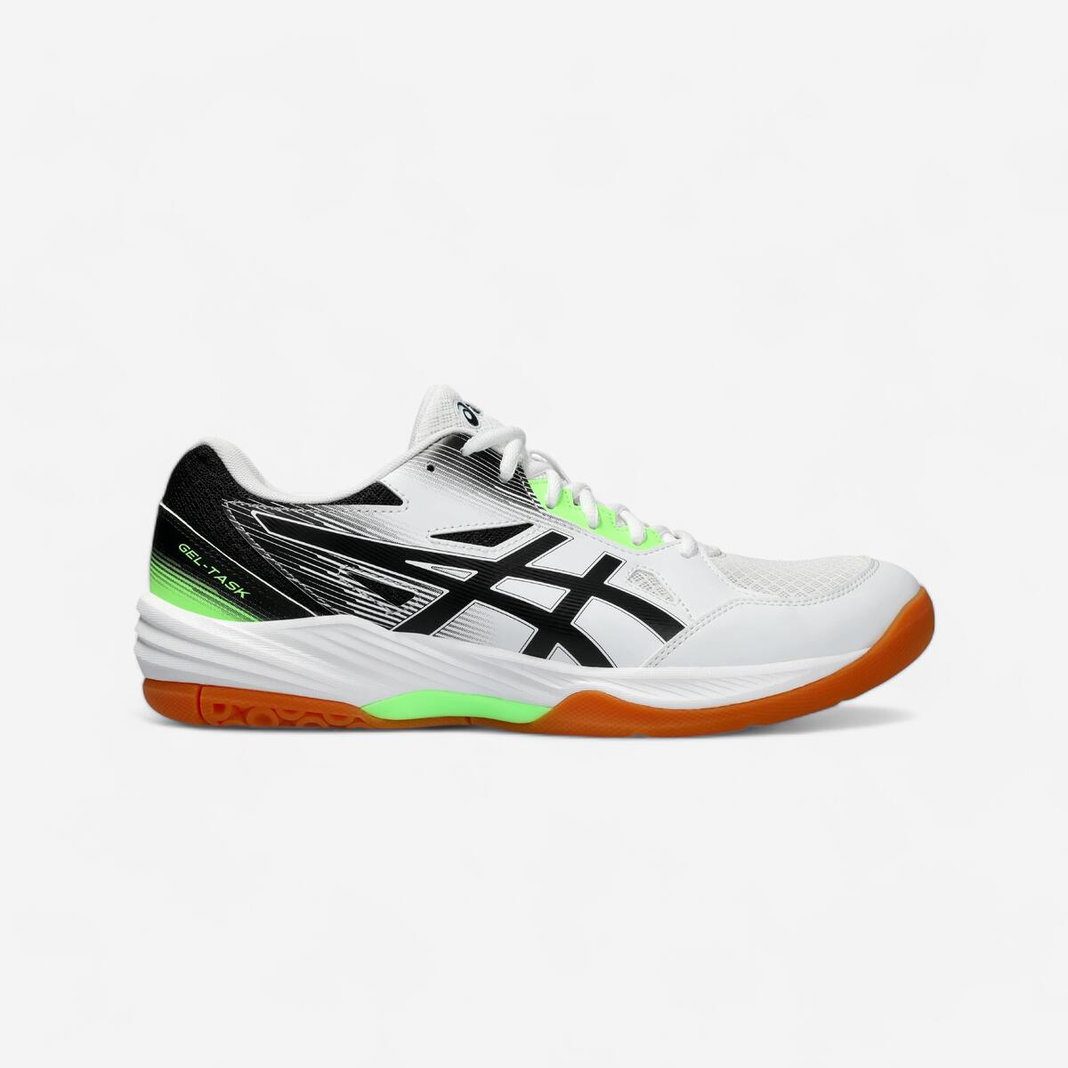 Chaussures de handball adulte - asics gel task blanc/vert