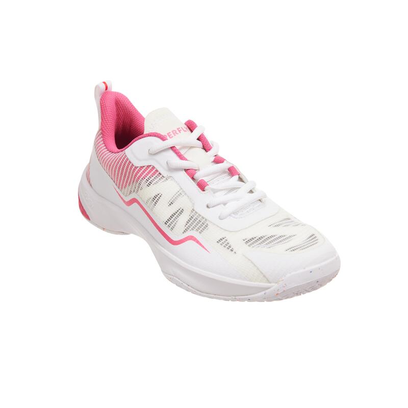 WOMEN BADMINTON SHOES BS LITE 560 W FLUO MAGENTA WHITE