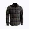 Checked Full Sleeve Flannel Shirt Dark Green - Travel 500