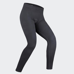Collant thermique de ski enfant, BL 500 Seamless noir