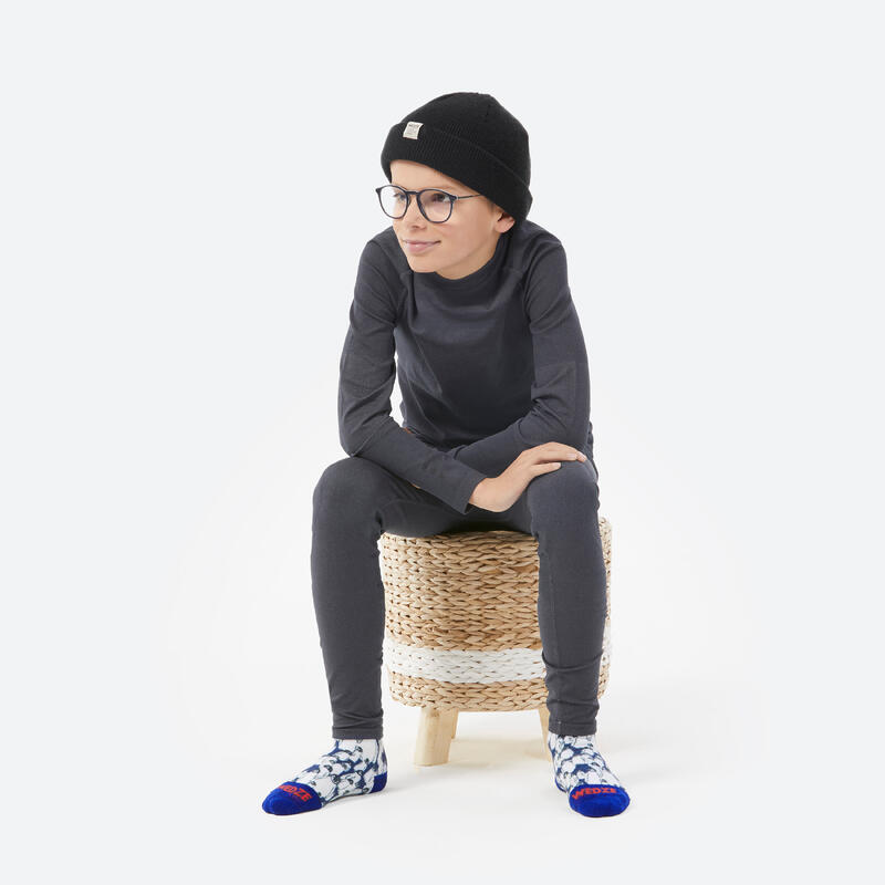 Leggings Termici Bambino In Cotone - Pantaloni Termici Invernali Per Sport E Casual