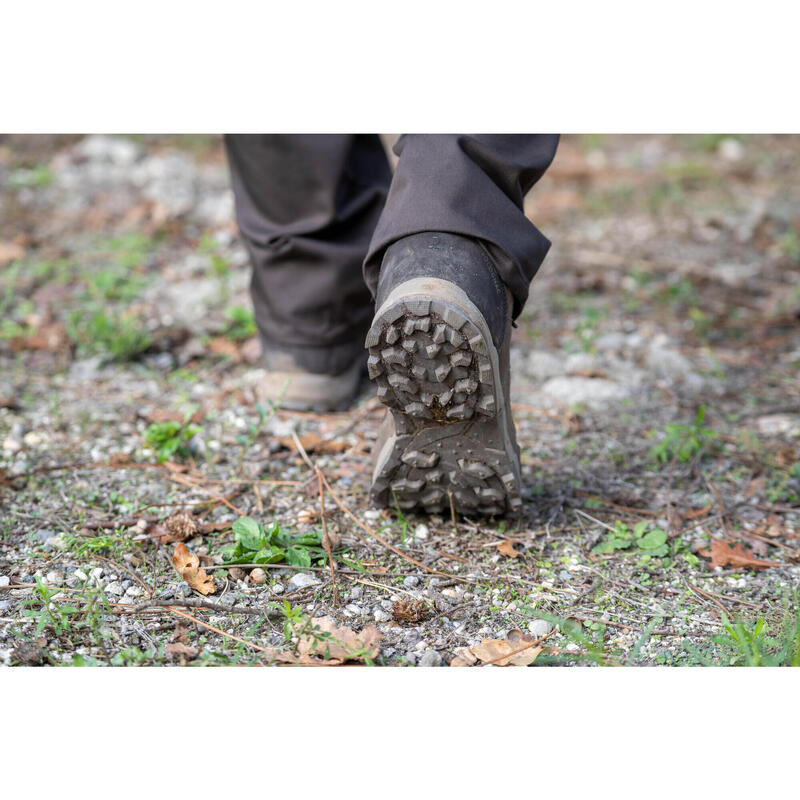 Botas de Caça Leves e Resistentes Sporthunt 500 Bege