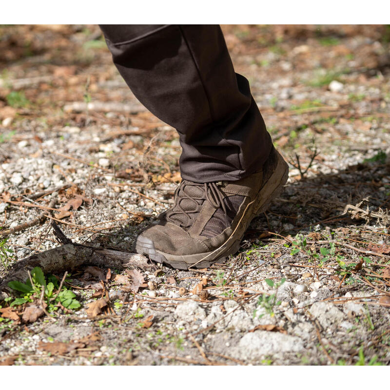 Botas de Caça Leves e Resistentes Sporthunt 500 Bege