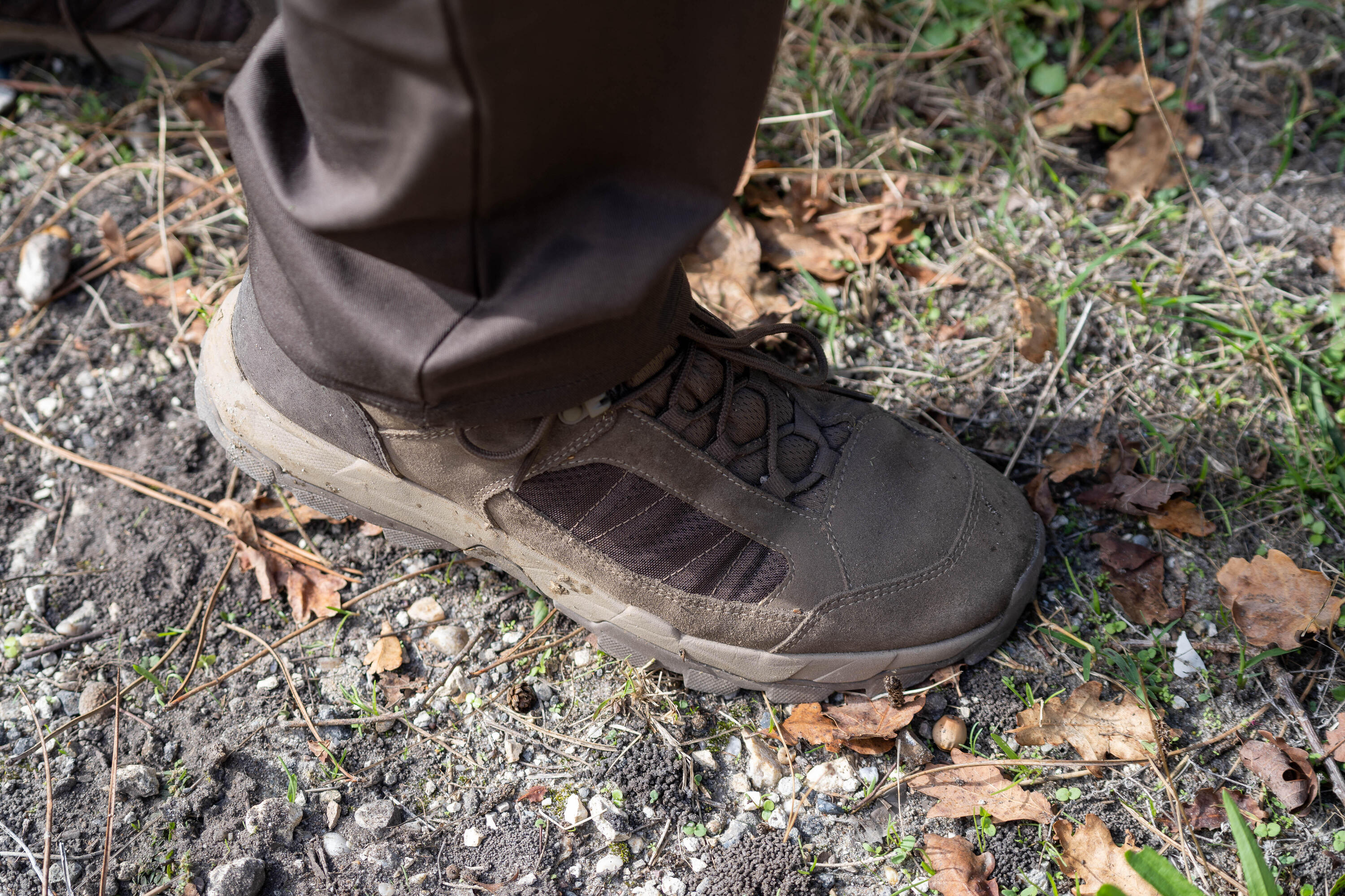 Jagdstiefel Sporthunt 500 leicht strapazierfähig beige  7/11