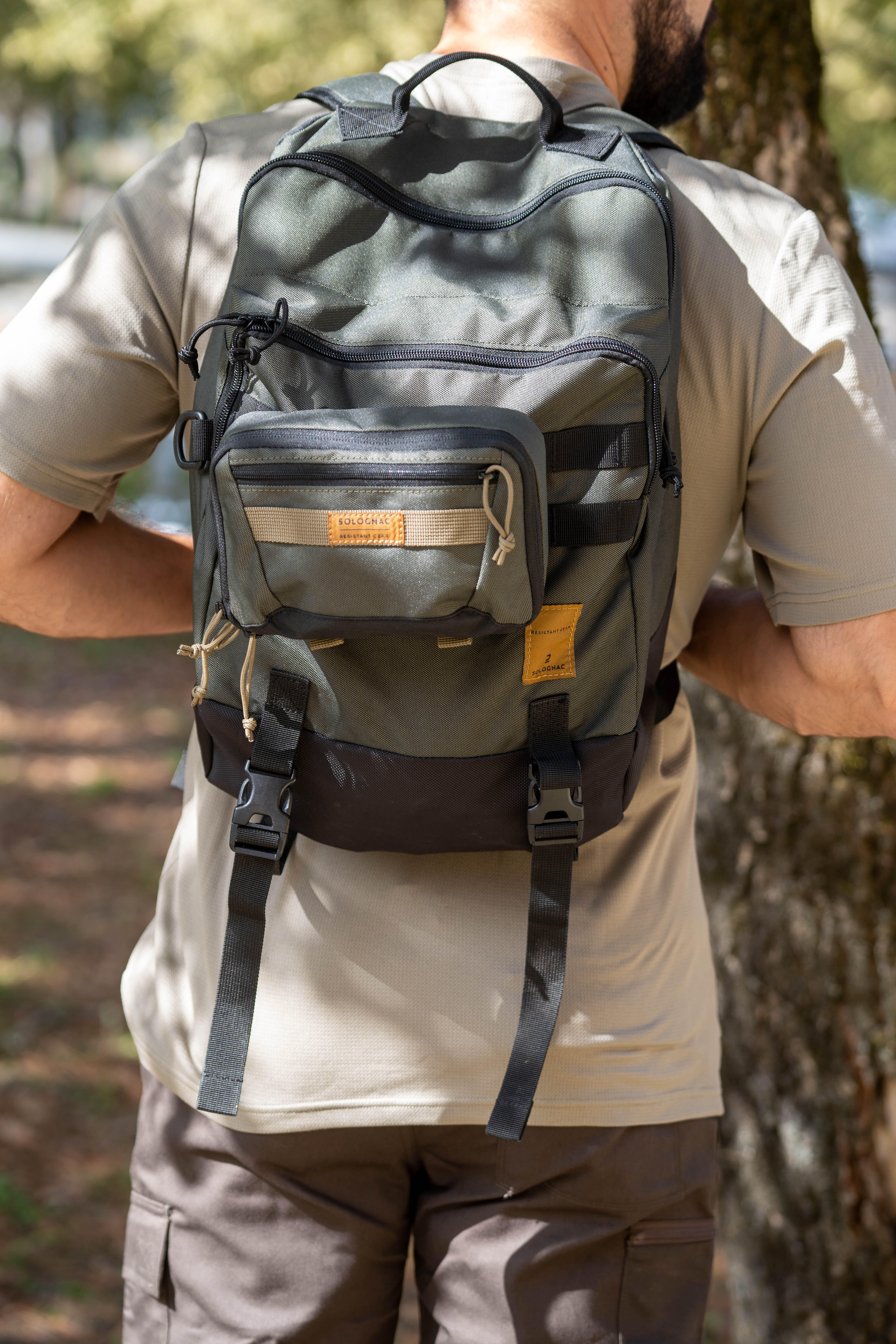 Horizontal Pouch Molle EDC Size M - X-Access - SOLOGNAC