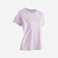 KIPRUN Run 500 Dry Women's Breathable Running T-shirt - mauve