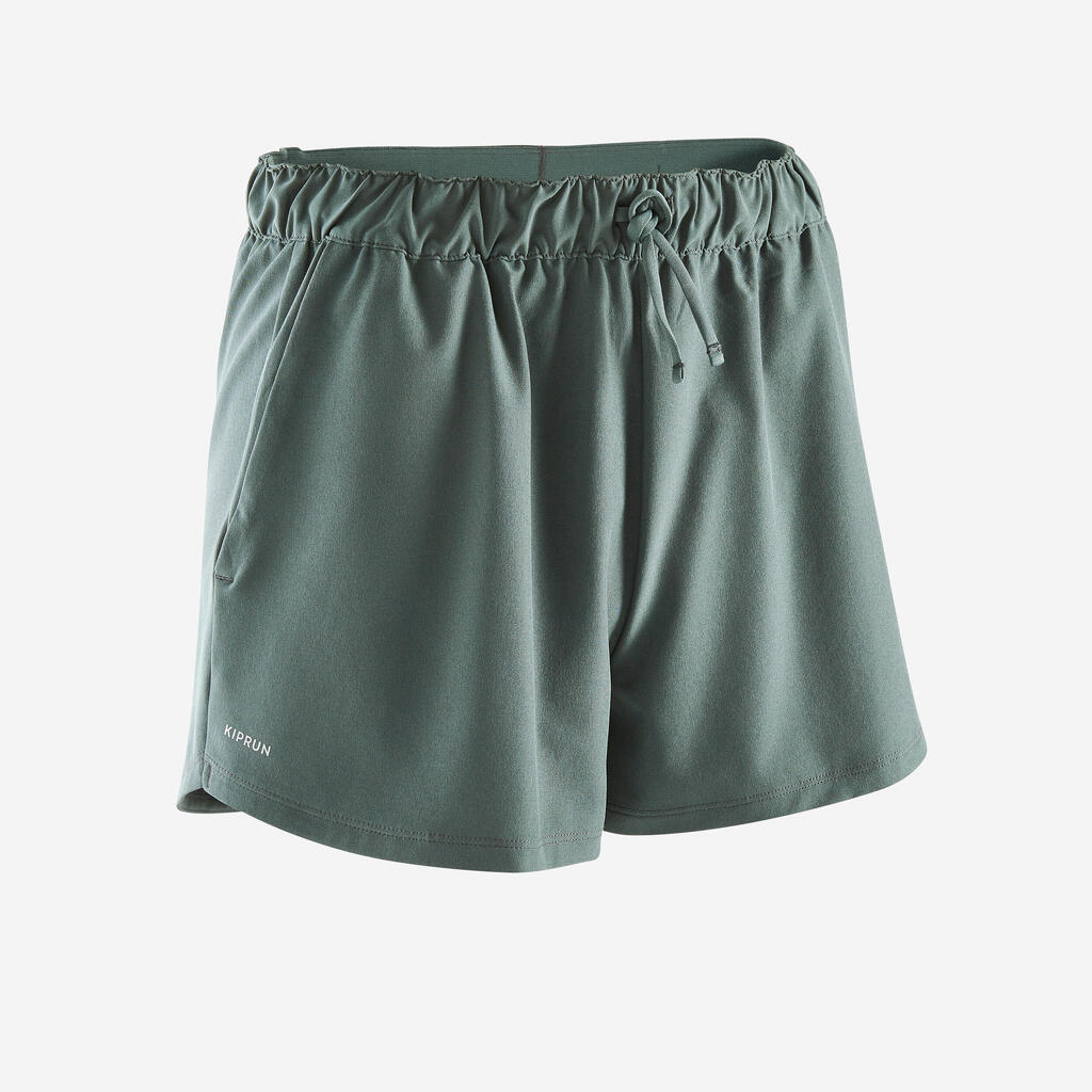 Short running & trail respirant femme - kiprun run 500 dry bleu