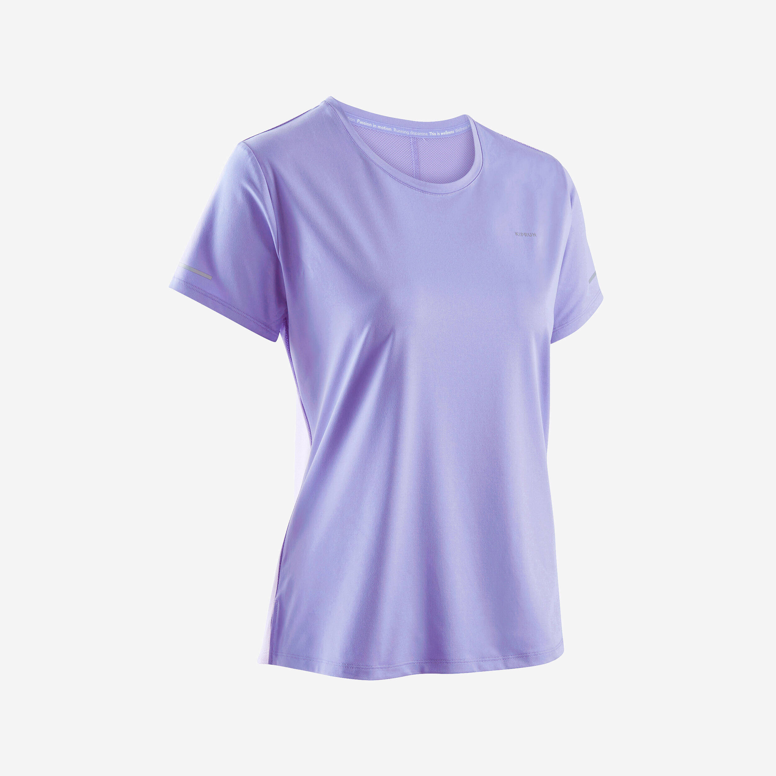 Kiprun Run 500 Women's breathable running T-shirt - purple