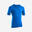 男款舒適親膚無縫跑步 T 恤 Run 500－亮藍