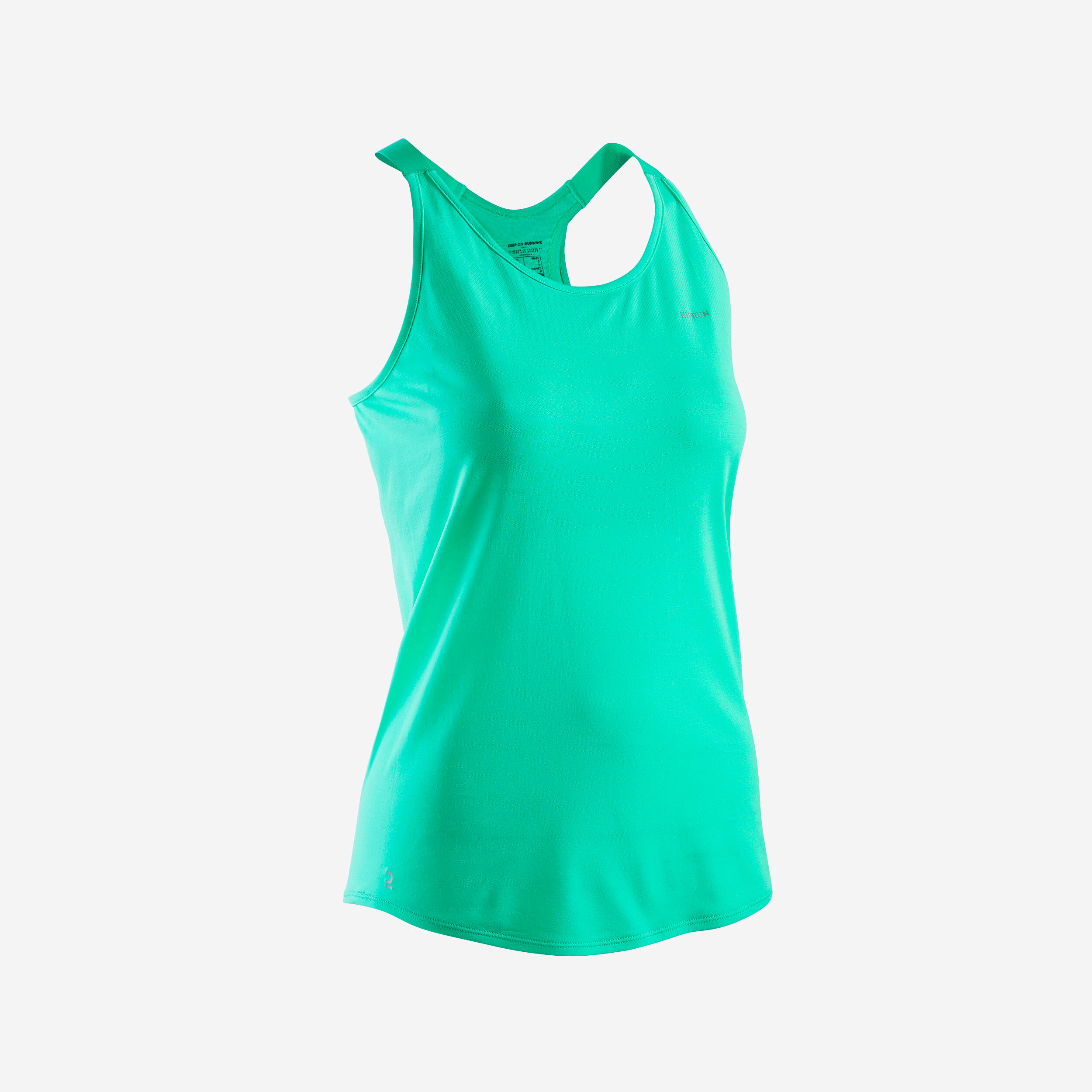 Women's Running Tank Top with Built-In Bra – Run 500 - KIPRUN