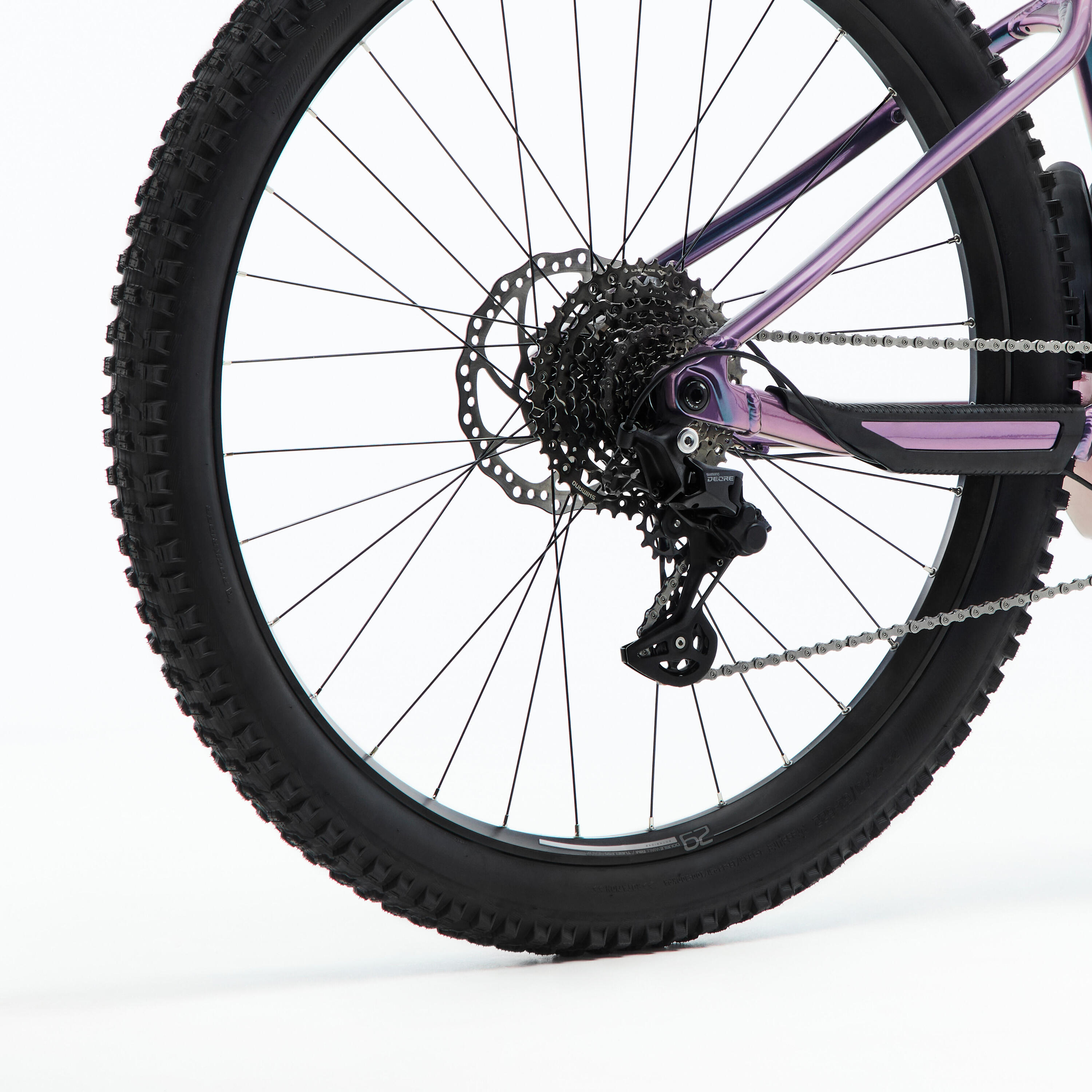 29" 630 Wh Electric Touring Mountain Bike E-EXPL 700 - Iridescent Purple 5/10