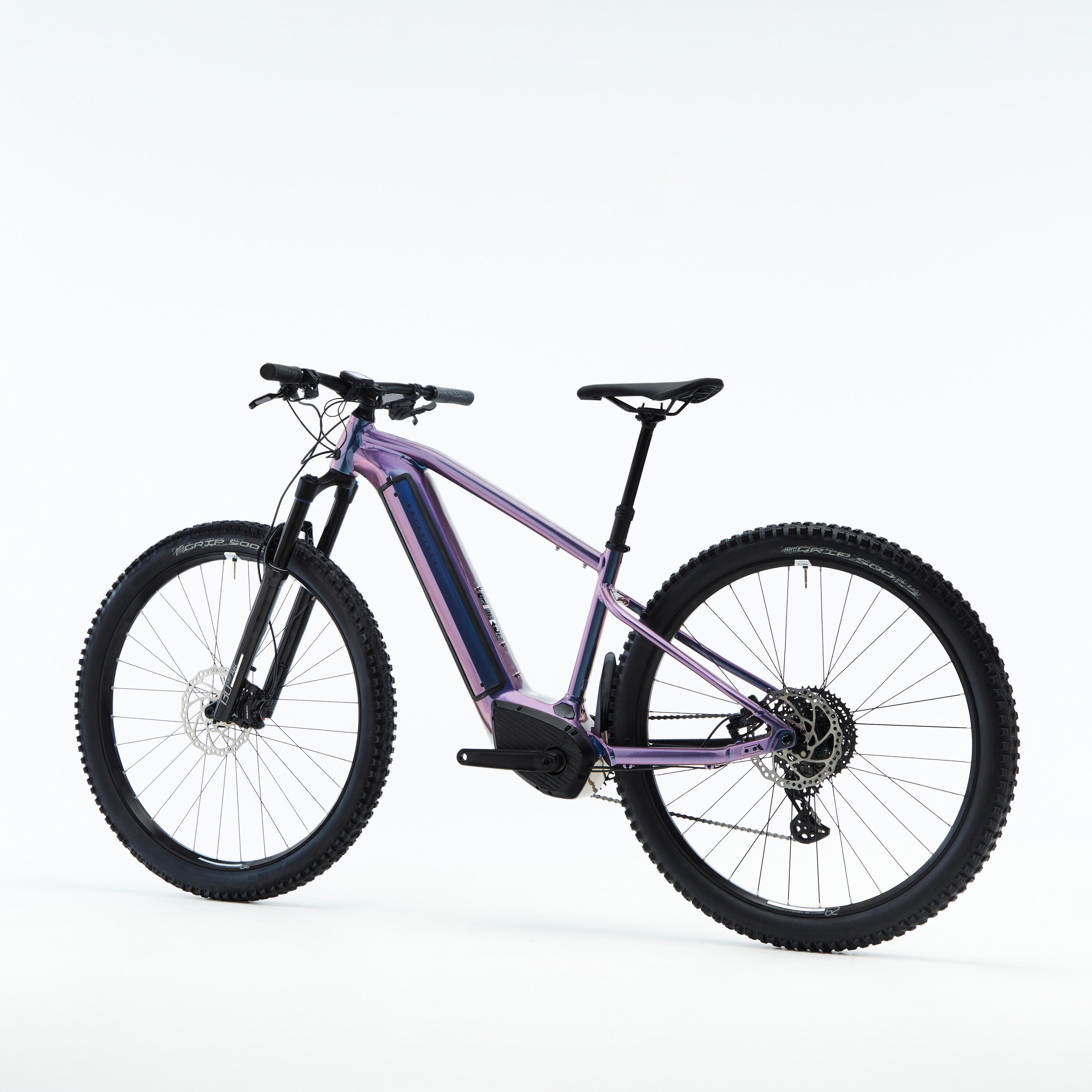 29" 630 Wh Electric Touring Mountain Bike E-EXPL 700 - Iridescent Purple 3/10