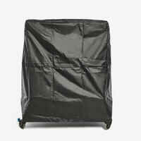 Table Tennis Table Cover for Medium Outdoor Folded Tables - Black