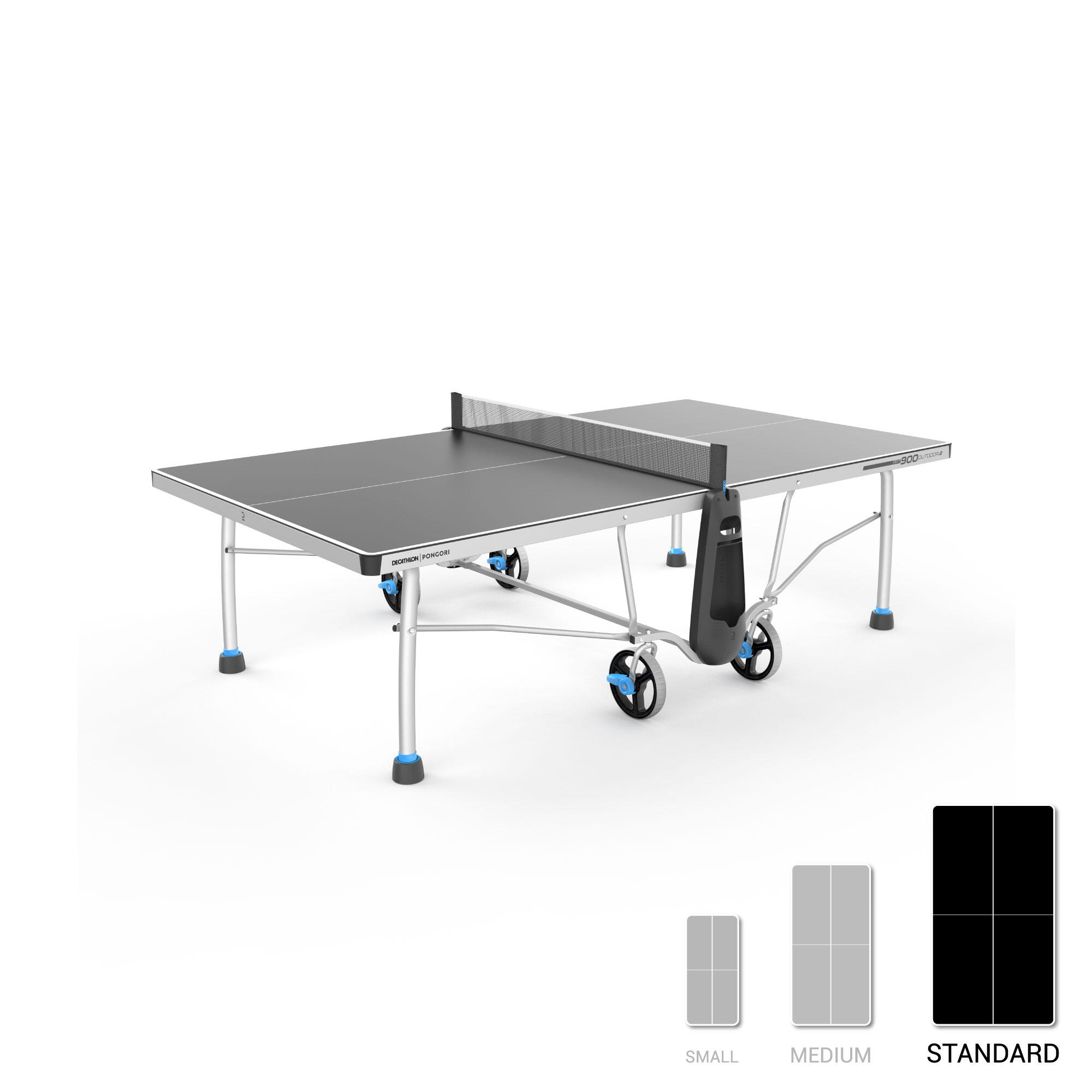 Outdoor Table Tennis Table PPT 900.2 Grey