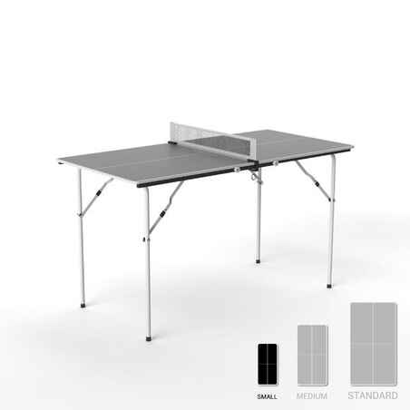 Mažas laisvai pastatomas stalo teniso uždarų patalpų stalas „PPT 130“