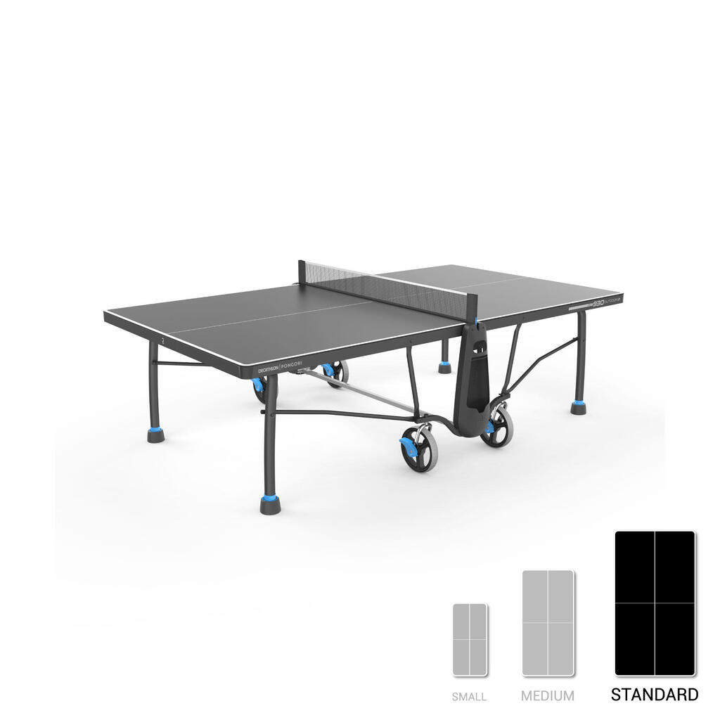 Outdoor Table Tennis Table PPT 930.2 With Cover - Black