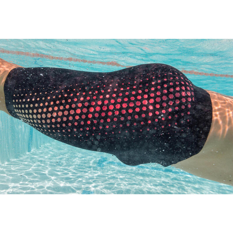 Jammer de Natation Fiti Noir mesh rouge