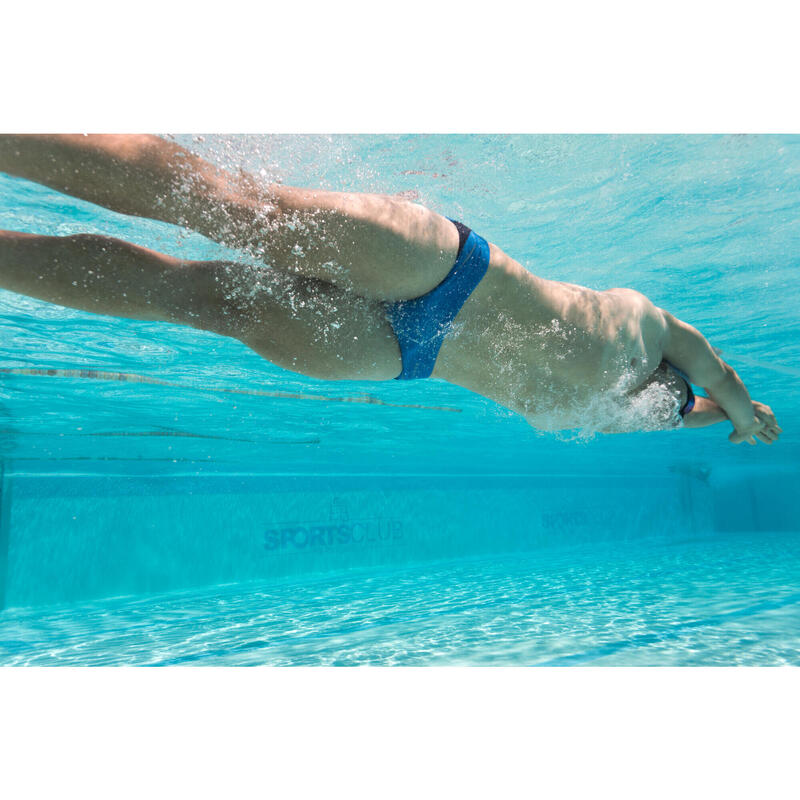 Maillot de bain natation HOMME SLIP 900 YOKE ALL TRAM Bleu