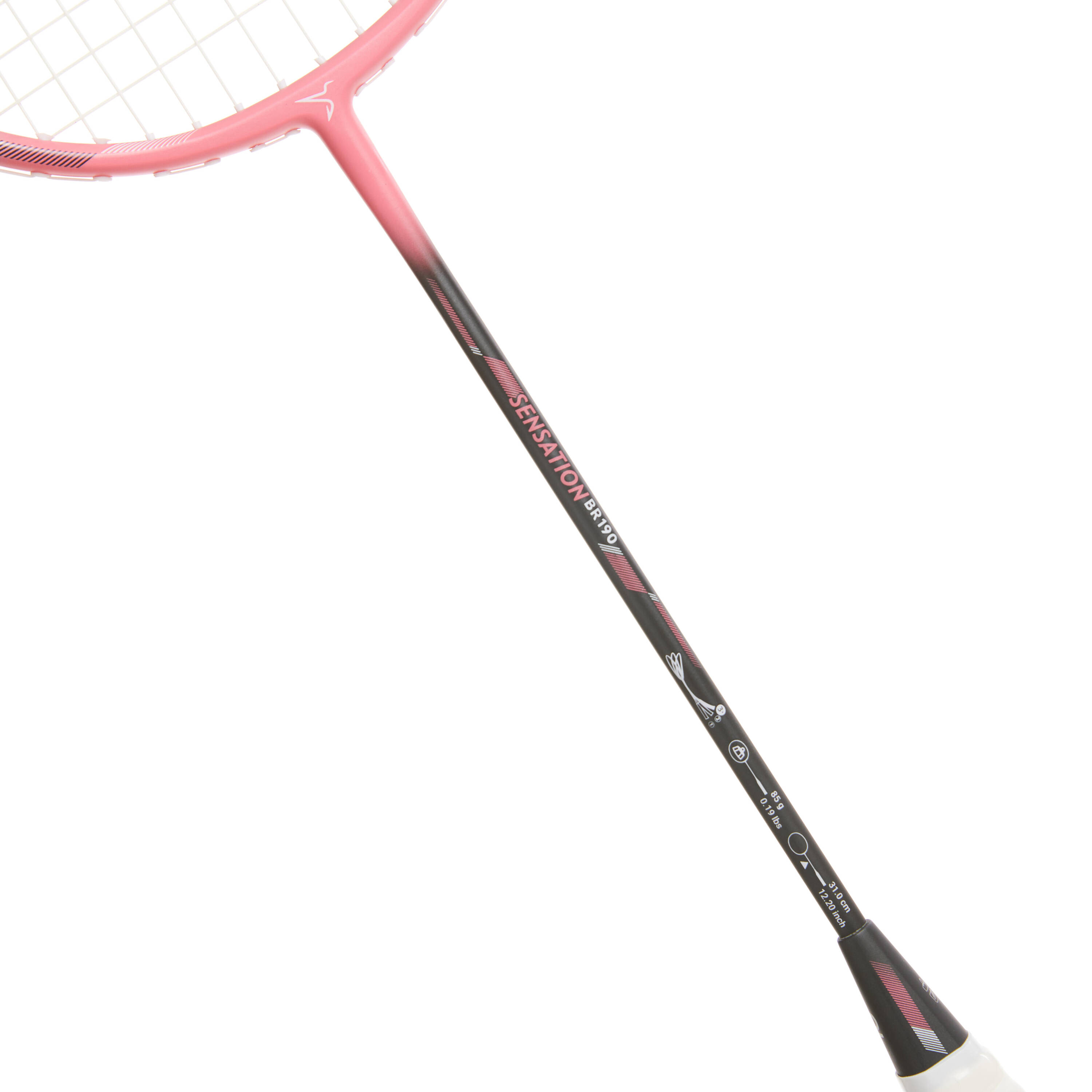 ADULT BADMINTON RACKET BR SENSATION 190 MULBERRY -  3