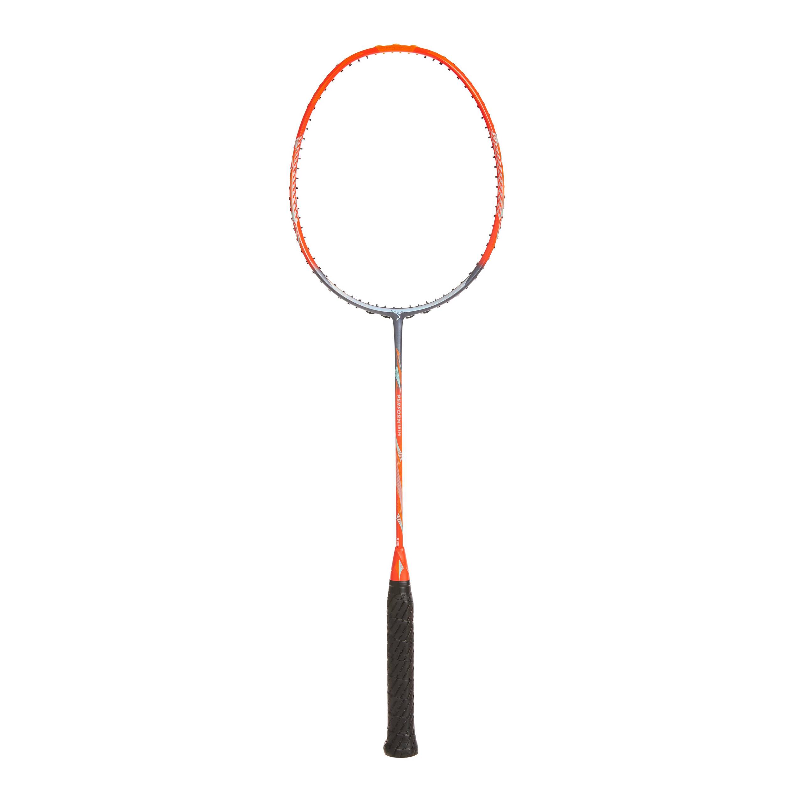 BADMINTON ADULT RACKET BR PERFORM 590 ORANGE UNSTRUNG