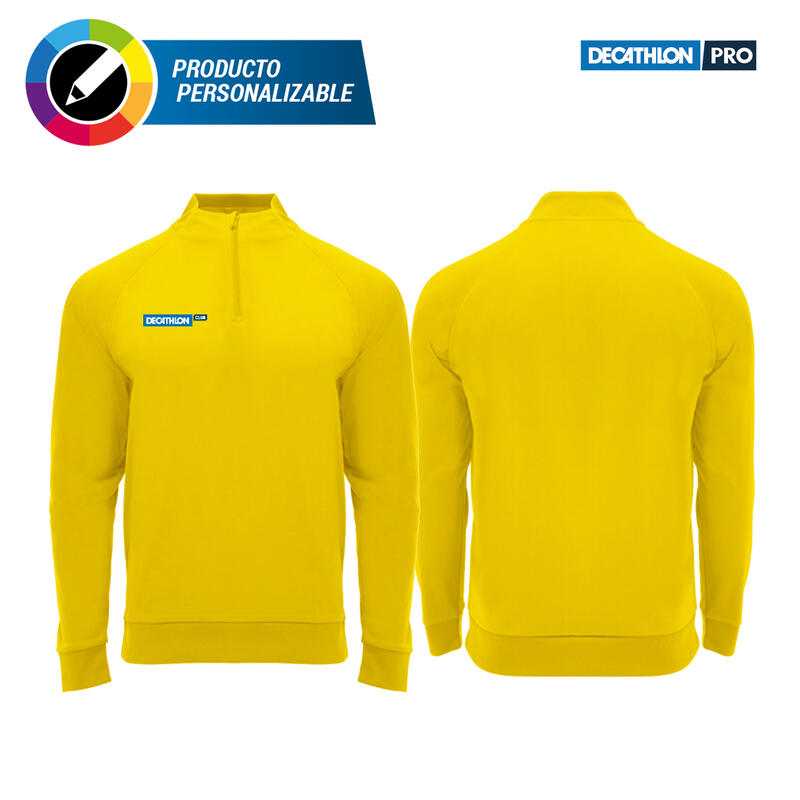 SUDADERA MEDIA CREMALLERA DE TENIS ORIGIN ADULTO Y JUNIOR PERSONALIZABLE