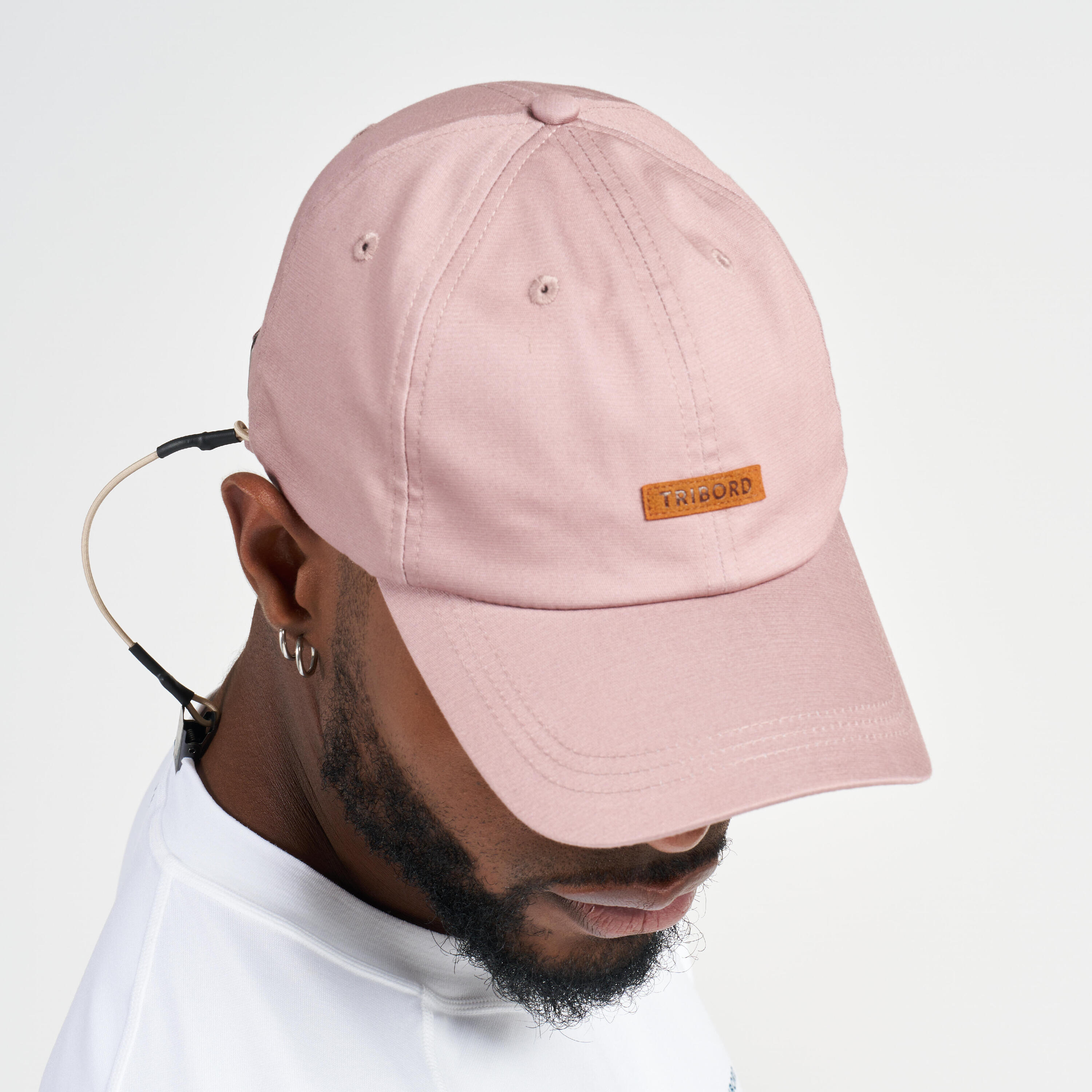 TRIBORD Adults’ Sailing Boat Cap 100 Pink taupe