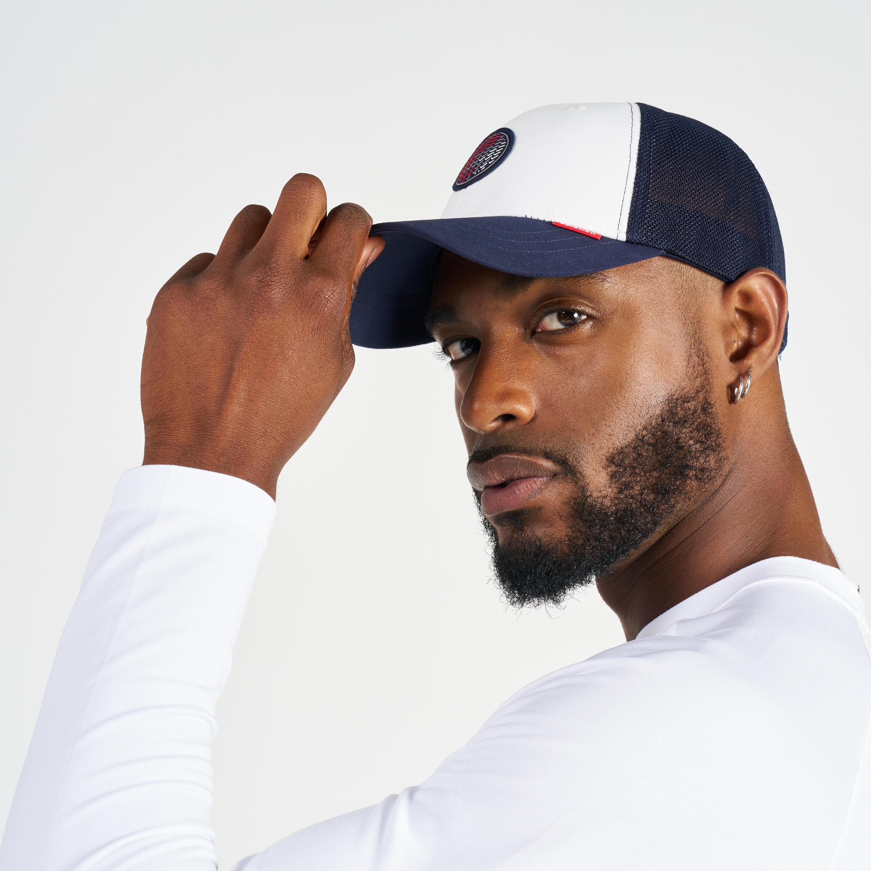 Cappellino barca adulto SAILING 500 blu 8/9