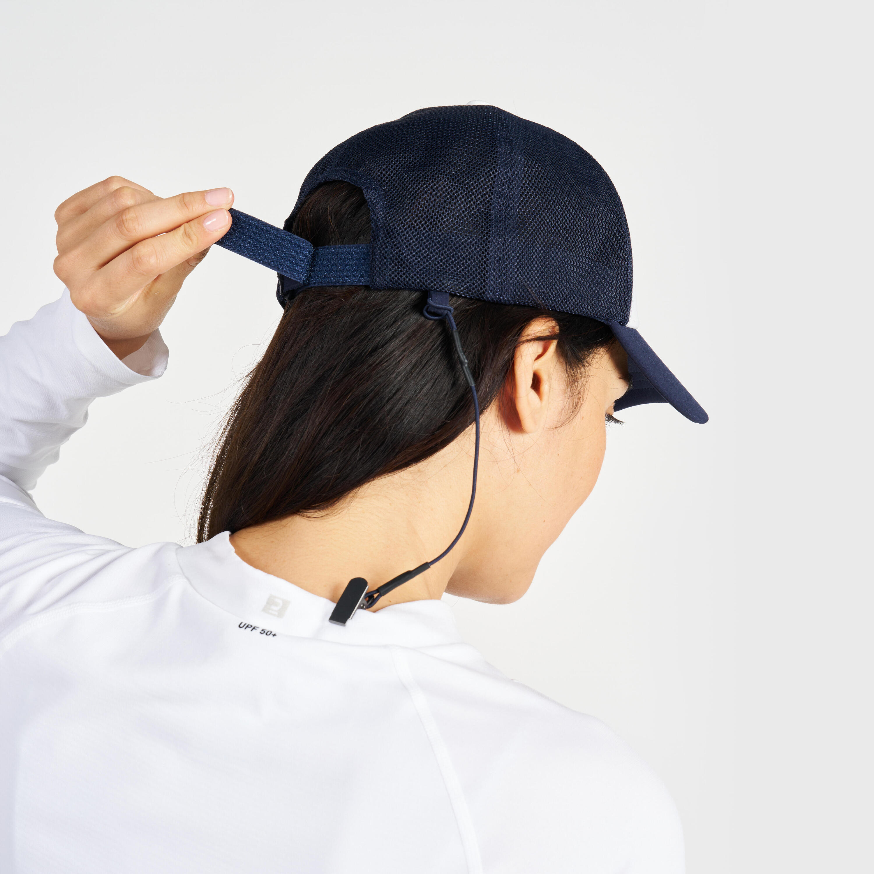 Cappellino barca adulto SAILING 500 blu 7/9