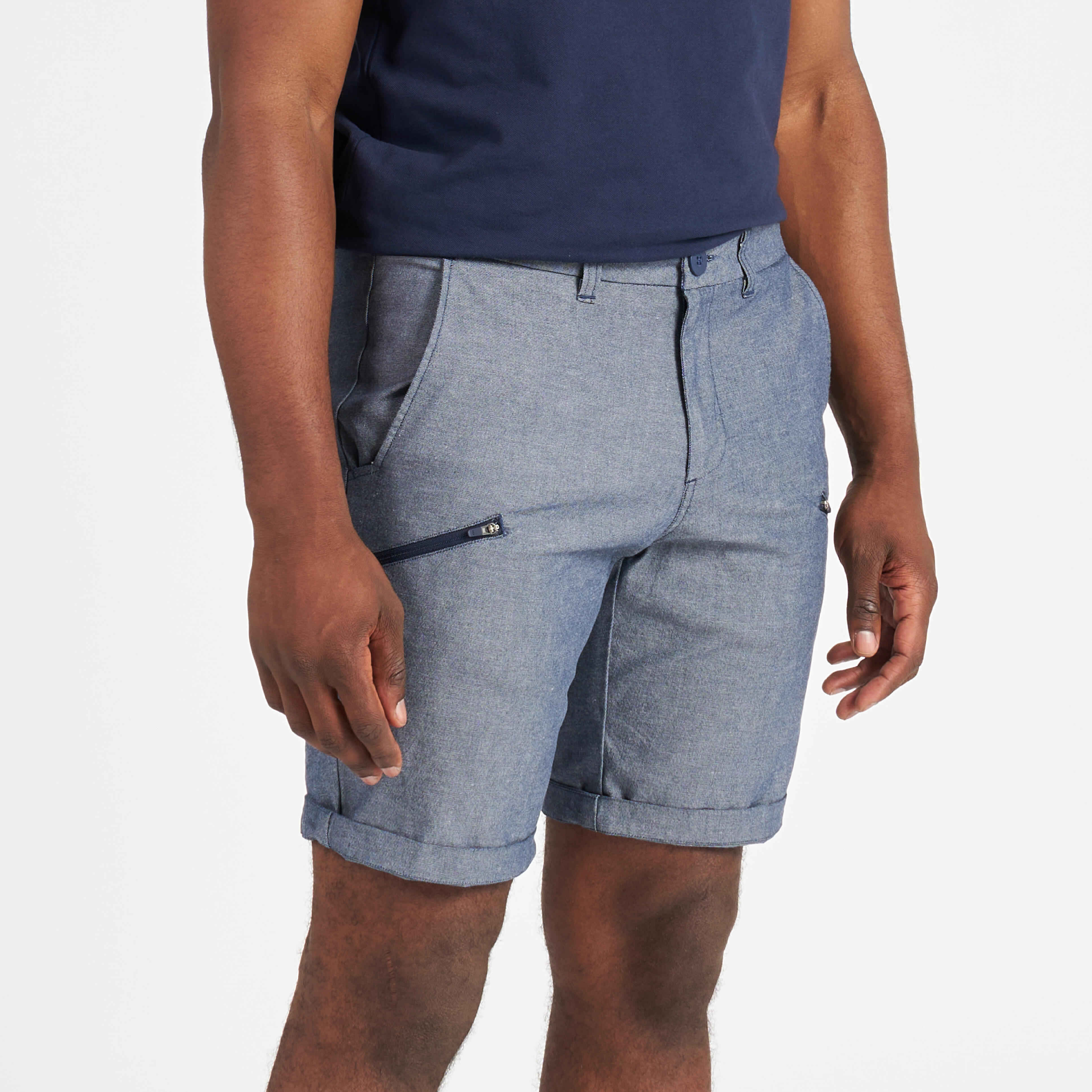 Short bermuda de voile SAILING 100 Homme Navy TRIBORD Decathlon