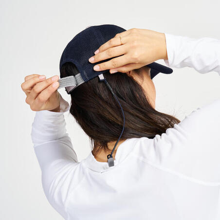 Кепка 500 для вітрильного спорту синя/сіра