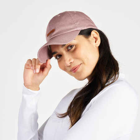 Adults’ Sailing Boat Cap 100 Pink taupe