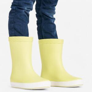Botas de agua Niños antideslizantes, ligeras y fáciles de poner Amarillo Limón