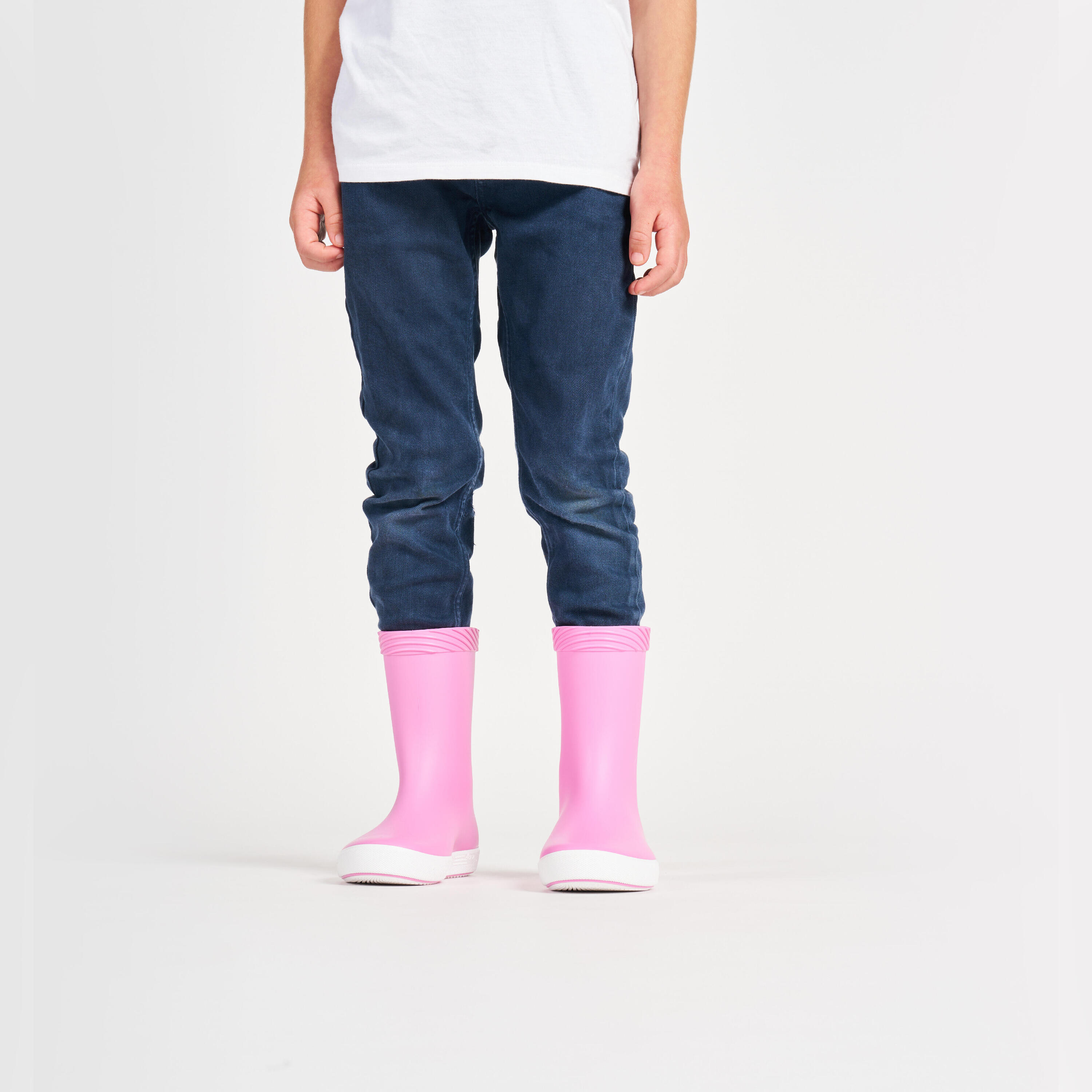 Galochas de vela para Criança, 100 Rosa 16/20