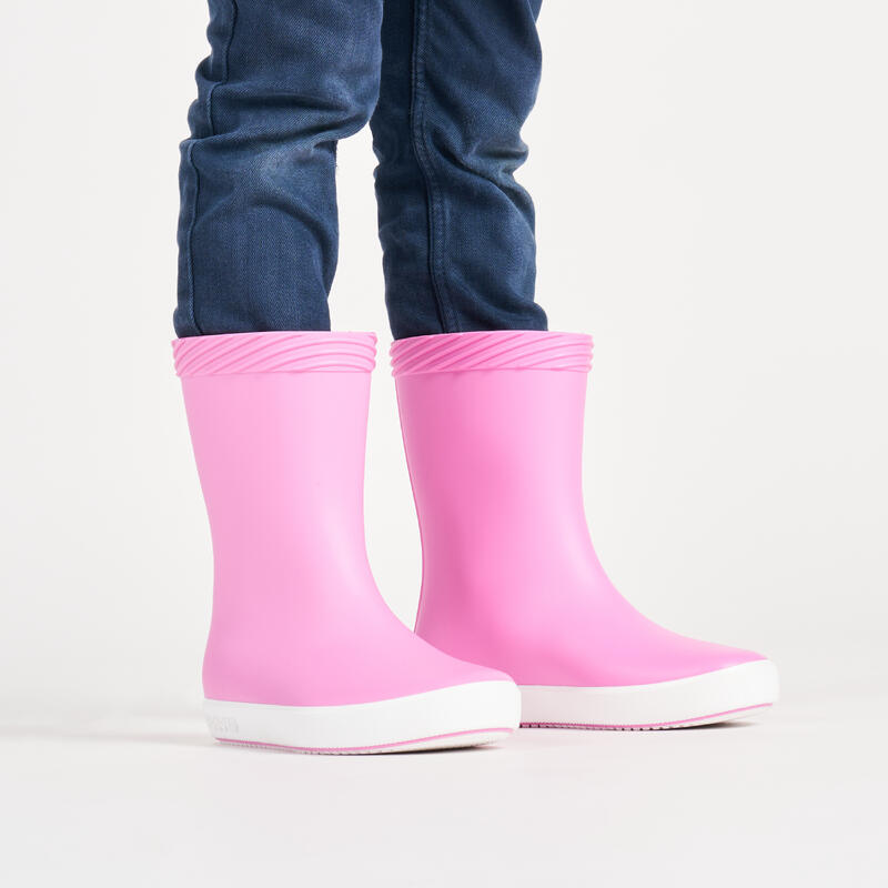 Botas de agua Niños Sailing 100 Rosa