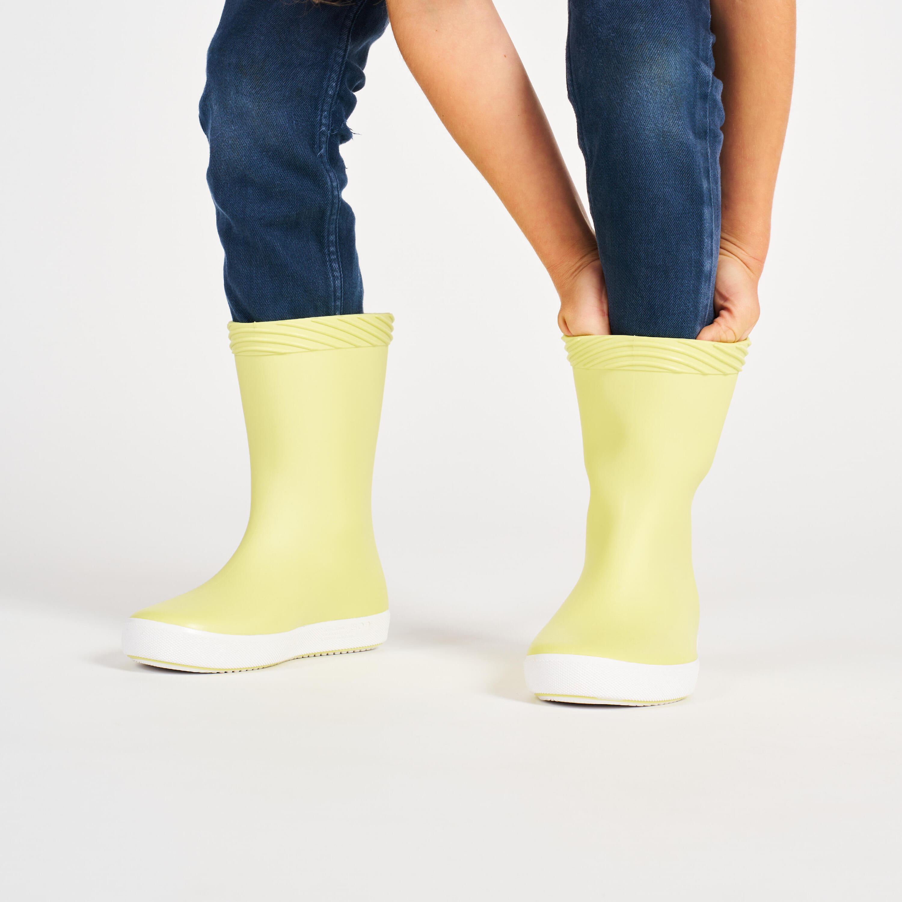 Kid's Rain Boot 100 lemon yellow 7/8