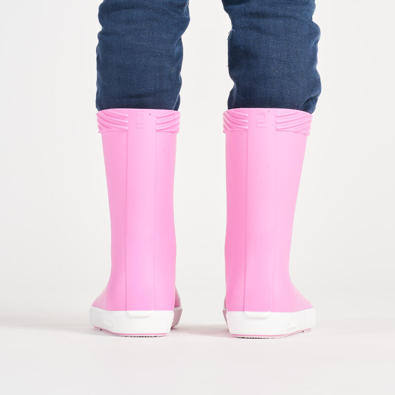 Botte de pluie, pour la voile, enfant, 100, rose