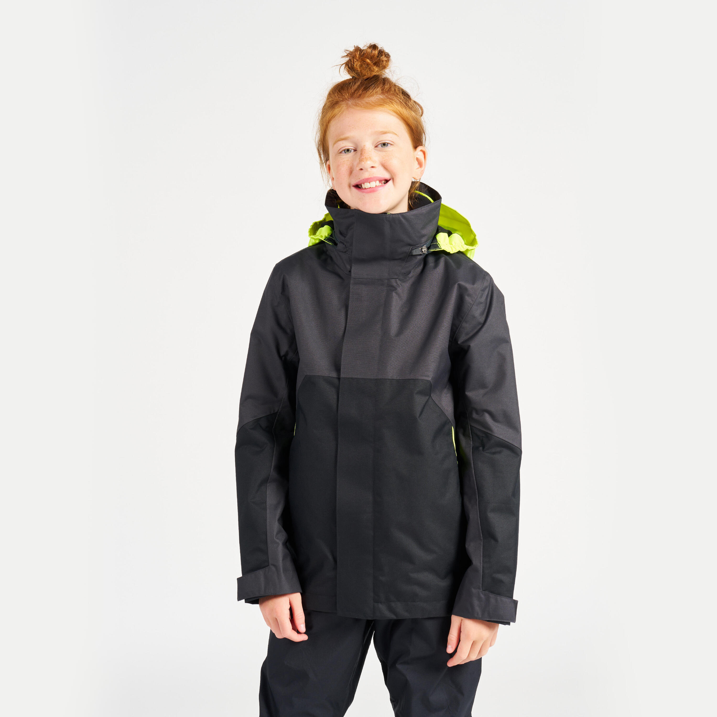 Water- en winddichte zeiljas voor kinderen Sailing 500 donkergrijs 3/18