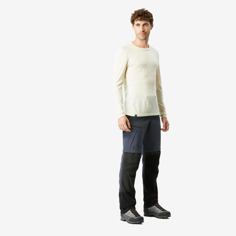 Erkek Outdoor Modüler Pantolon - 2'si 1 Arada - Gri - Xplore