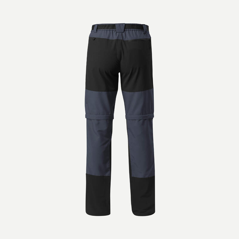 Pantaloni modulabili 2 in 1 trekking uomo MT500 grigi