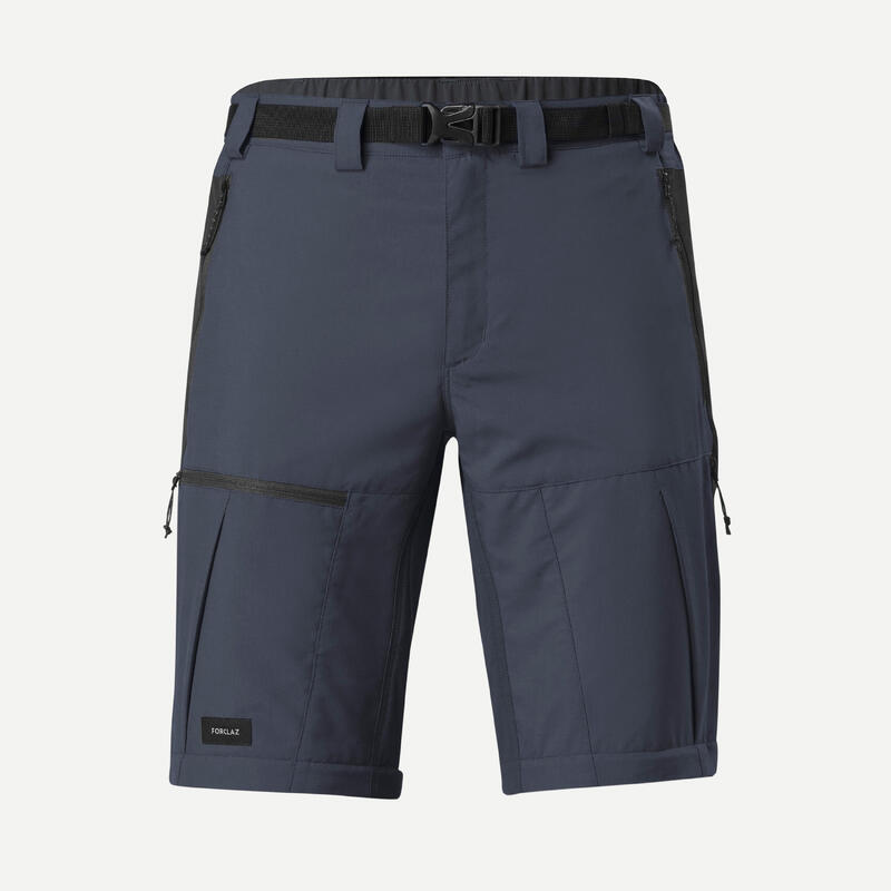 Pantaloni modulabili 2 in 1 trekking uomo MT500 grigi